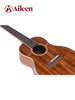 AU55S Factory D'Addario Cuerdas de nailon transparente 26' Ukelele Koa totalmente macizo