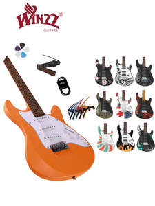 Winzz Nueva guitarra eléctrica con cuerpo de material compuesto WGS01 