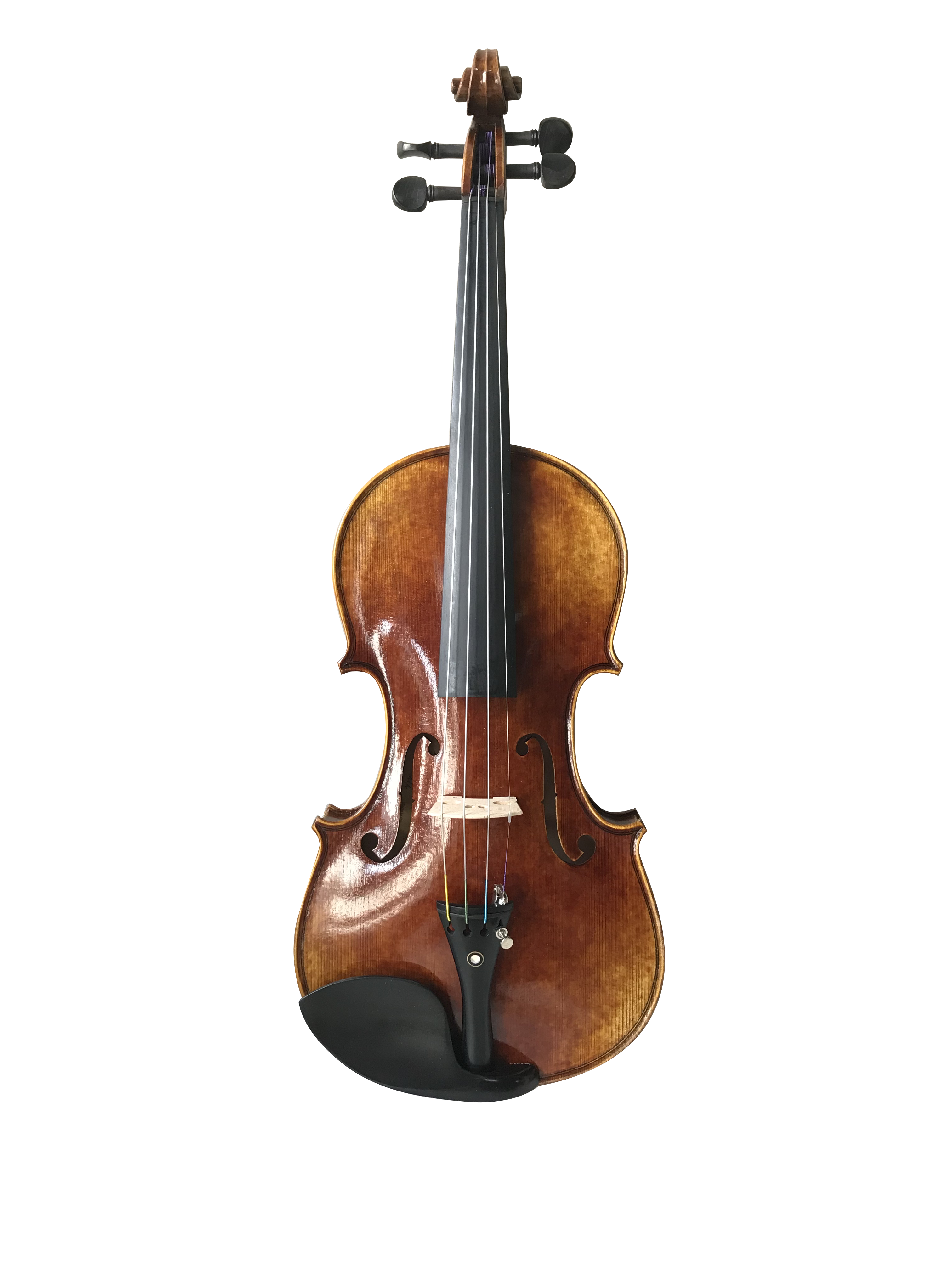 Top de abeto sólido seleccionado con 'Violín de aceite de aceite ' Violín con aviso (VH200VA)
