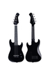 EUT01 Ukelele eléctrico de cuerpo fino de madera maciza estilo St de alta calidad de 26 pulgadas