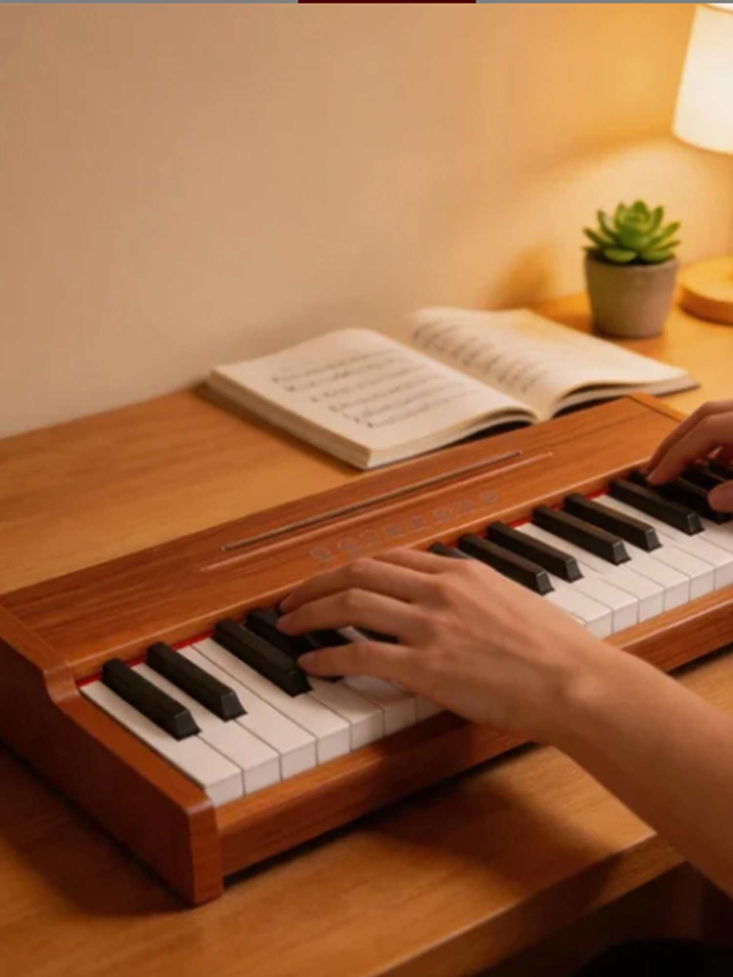 EK3701W Botones sensibles al tacto BT Audio Teclado musical profesional Teclado eléctrico de 37 teclas