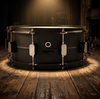 SN-LBB1 Caja de tambor de aluminio de 14''x5,5'', tambor negro circular, caja profesional
