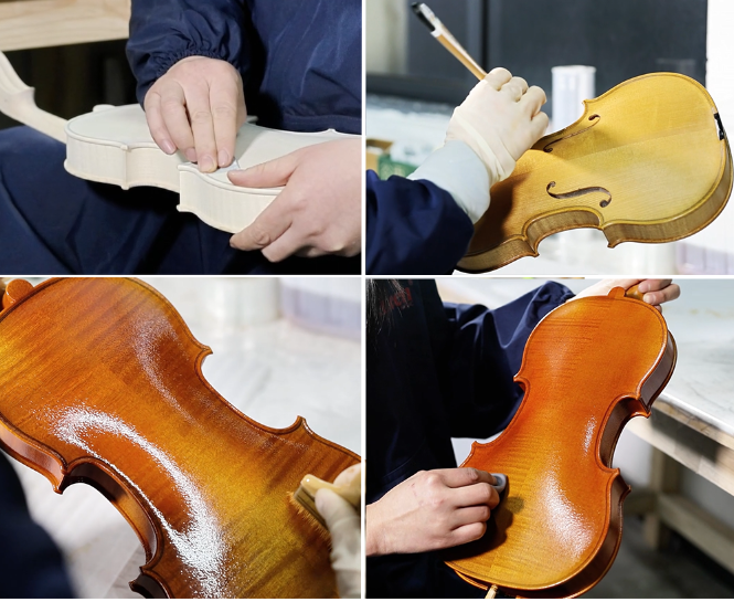 Violín LV22E 4/4 Legacy Series con cuerda Daddrio y puente Despiau