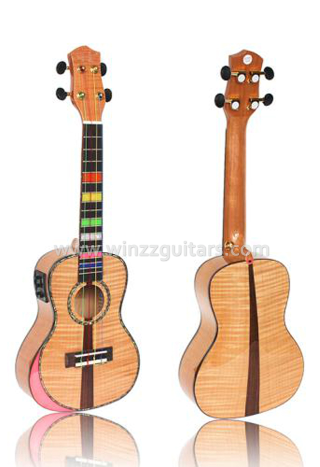 21 "/ 23" / 26 "Ukulele reposabrazos de plástico de color rosa (AU04L-BAE)