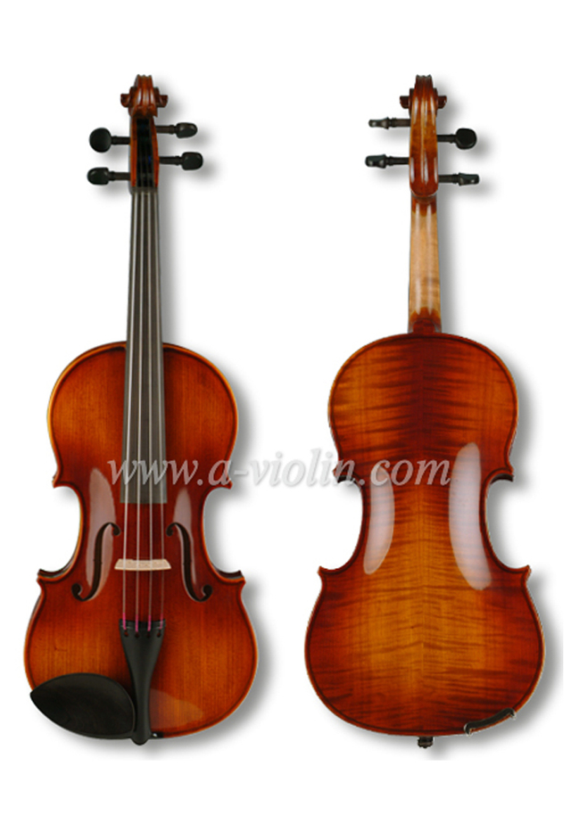Violín flameado con estuche (VM140)