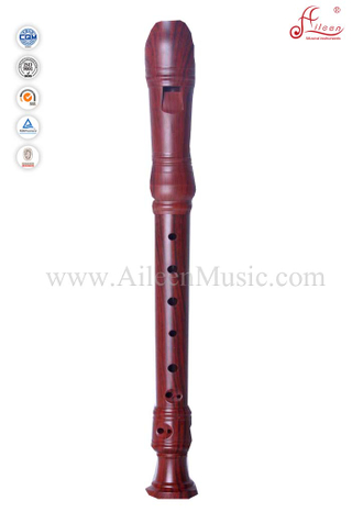 Copia de madera de plástico alto alemán flauta grabadora (RE2430G-2)