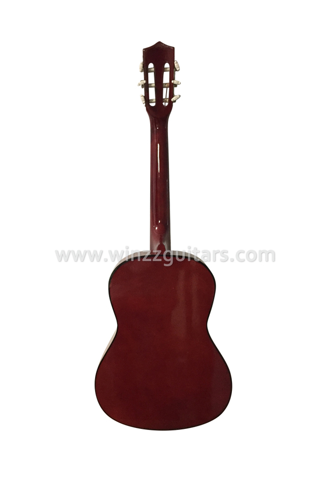 Guitarra clásica de 38'' hecha a mano para estudiantes (AC38)