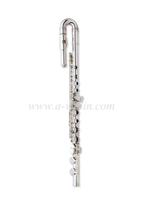 [Aileen] Flauta conjunta de doble cabeza con acabado plateado (FL-C420SE)