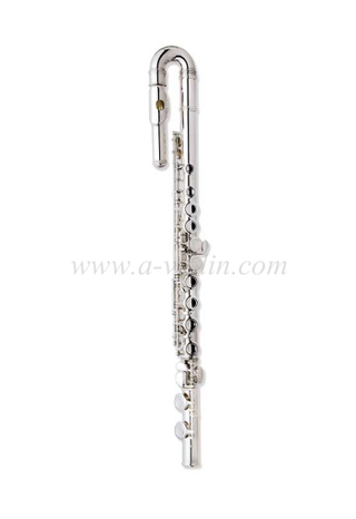 [Aileen] Flauta conjunta de doble cabeza con acabado plateado (FL-C420SE)