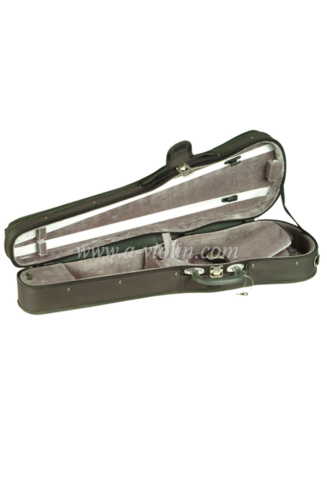 Estuche para violín de madera con tapa Oxford en forma de calabaza (CSV-T060A)