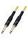 Cable de guitarra de PVC trenzado negro macho-macho de 5 mm (AL-G019Y)