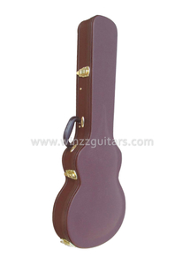 Venta al por mayor Estuche para guitarra Les Paul de madera dura (CLG420)