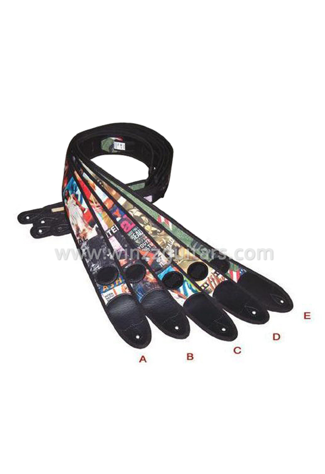 Algodón &amp; Correas de guitarra coloridas de moda de cáñamo (SC701)