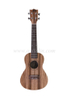 Ukelele de madera contrachapada de zebrano con espalda arqueada de muchos tamaños (AU03LAB)