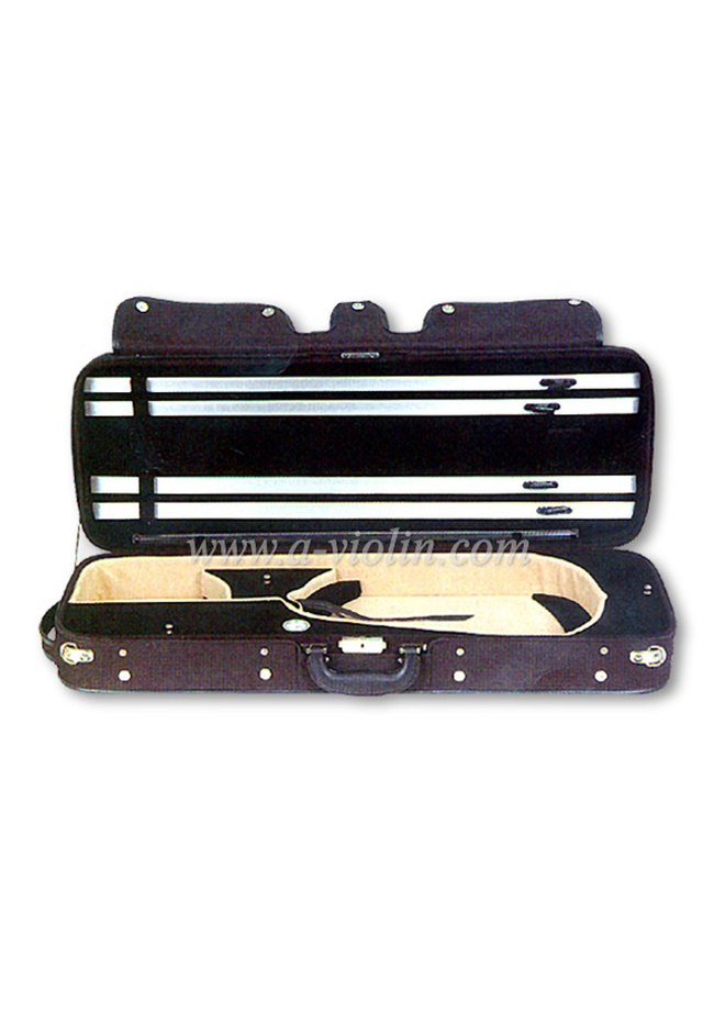 Estuche rígido de viola de madera de forma oblonga (CSL007-C)