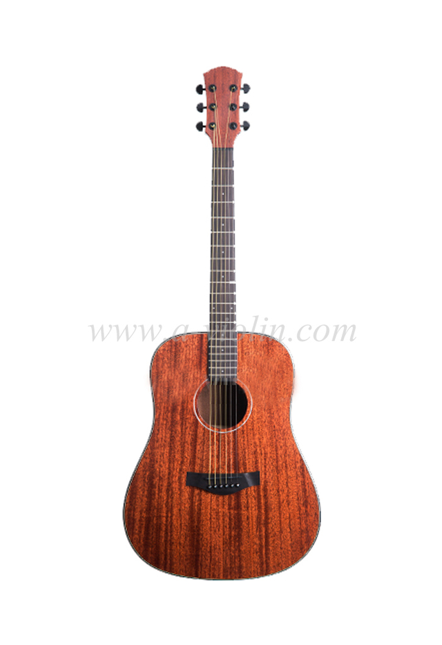 Guitarra acústica de 41 "con acabado frotado a mano (AFM448)