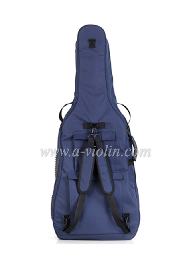 4/4 - 1/2 Nylon Oxford Exterior Espuma Violonchelo Bolsa con tres asas (BGC007)