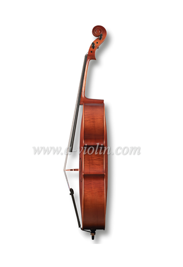Venta al por mayor de violonchelo de grano recto, superior, violonchelo con bolsa (CM130)