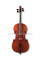 Venta al por mayor de violonchelo de grano recto, superior, violonchelo con bolsa (CM130)