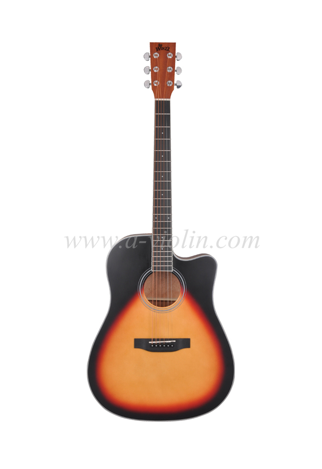 [Aileen] Guitarra acústica con cuerpo en forma de 41 pulgadas y forma D (AF17C)