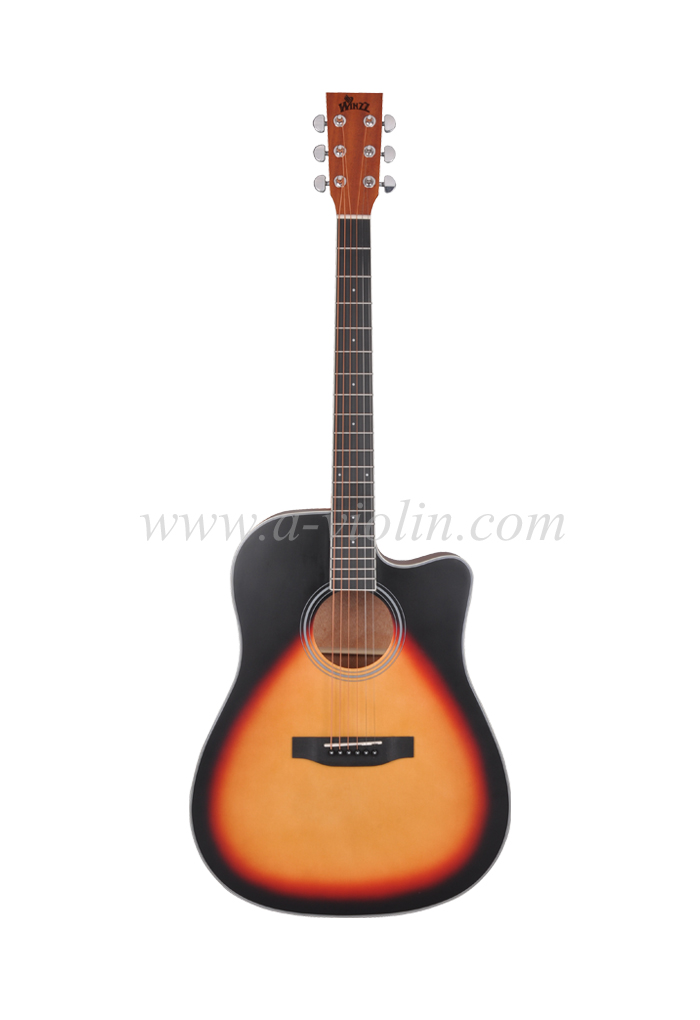 [Aileen] Guitarra acústica con cuerpo en forma de 41 pulgadas y forma D (AF17C)