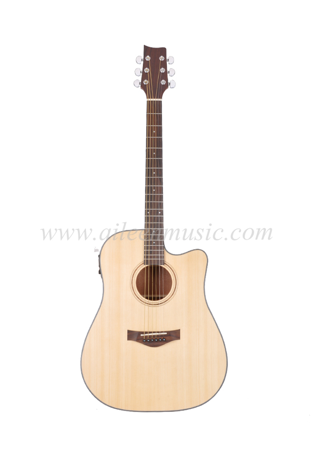 Winzz Nueva guitarra acústica de fibra de carbono (AF485CE)