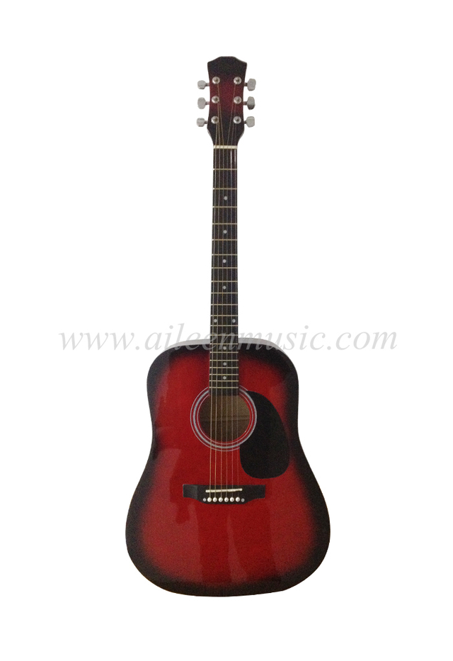 Guitarra acústica en color Dreadnought de 41 "(AF229)