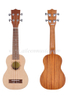 Ukelele de madera contrachapada de abeto con acabado mate de tamaño completo (AU17L)
