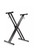Soporte de instrumento de música de soporte de teclado de metal estilo X ajustable (MSK700X)