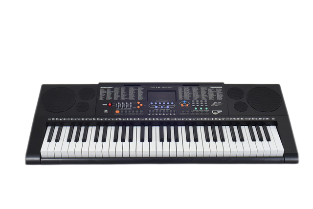 61 teclas de estilo de piano/pantalla LED Teclado eléctrico (MK61823)