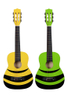 Guitarra clásica china personalizada abeja guitarra de 30 pulgadas para niños (AC30L-B)