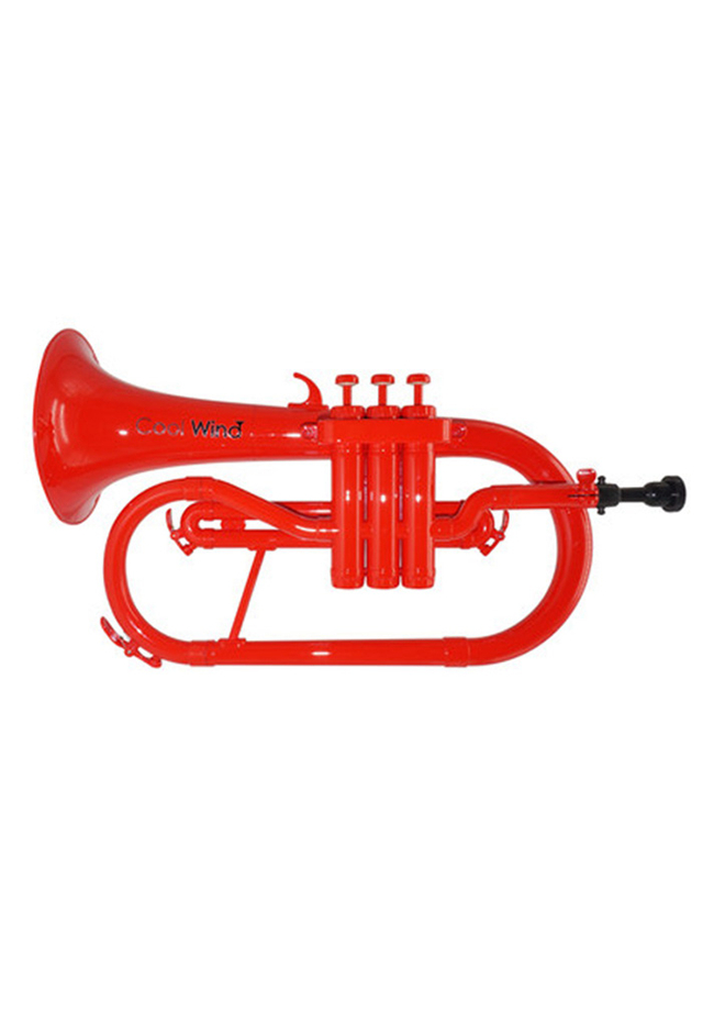 Cuerno de flugel rojo de 3 pistones ABS (FG230P-RD)