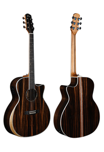 Guitarra acústica Winzz GA con corte en forma de material exótico de 41 pulgadas (WAG902CE-GA)