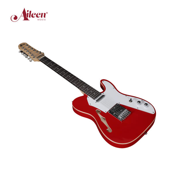 Serie de jazz de guitarra eléctrica de madera de álamo sólido de 12 cuerdas (EGJ10-12)