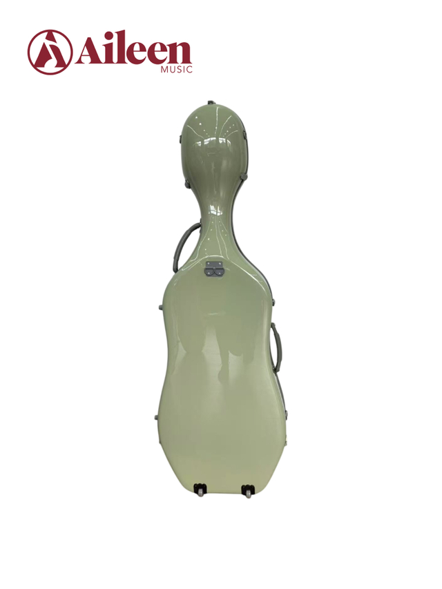 Estuche para violonchelo 4/4 con interior de terciopelo y ruedas CSC-P303H
