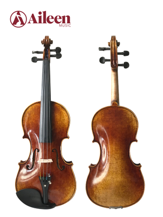 Top de abeto sólido seleccionado con 'Violín de aceite de aceite ' Violín con aviso (VH200VA)