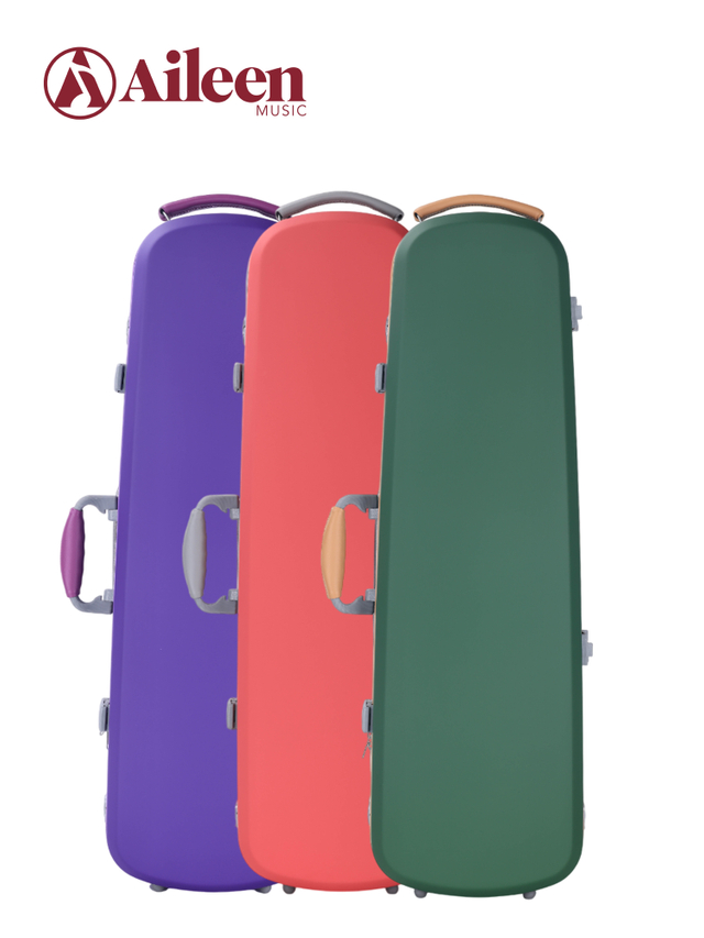 CSV-C68H Estuche para violín antiarañazos, material protector de superficie agradable para la piel, 100% fibra de carbono