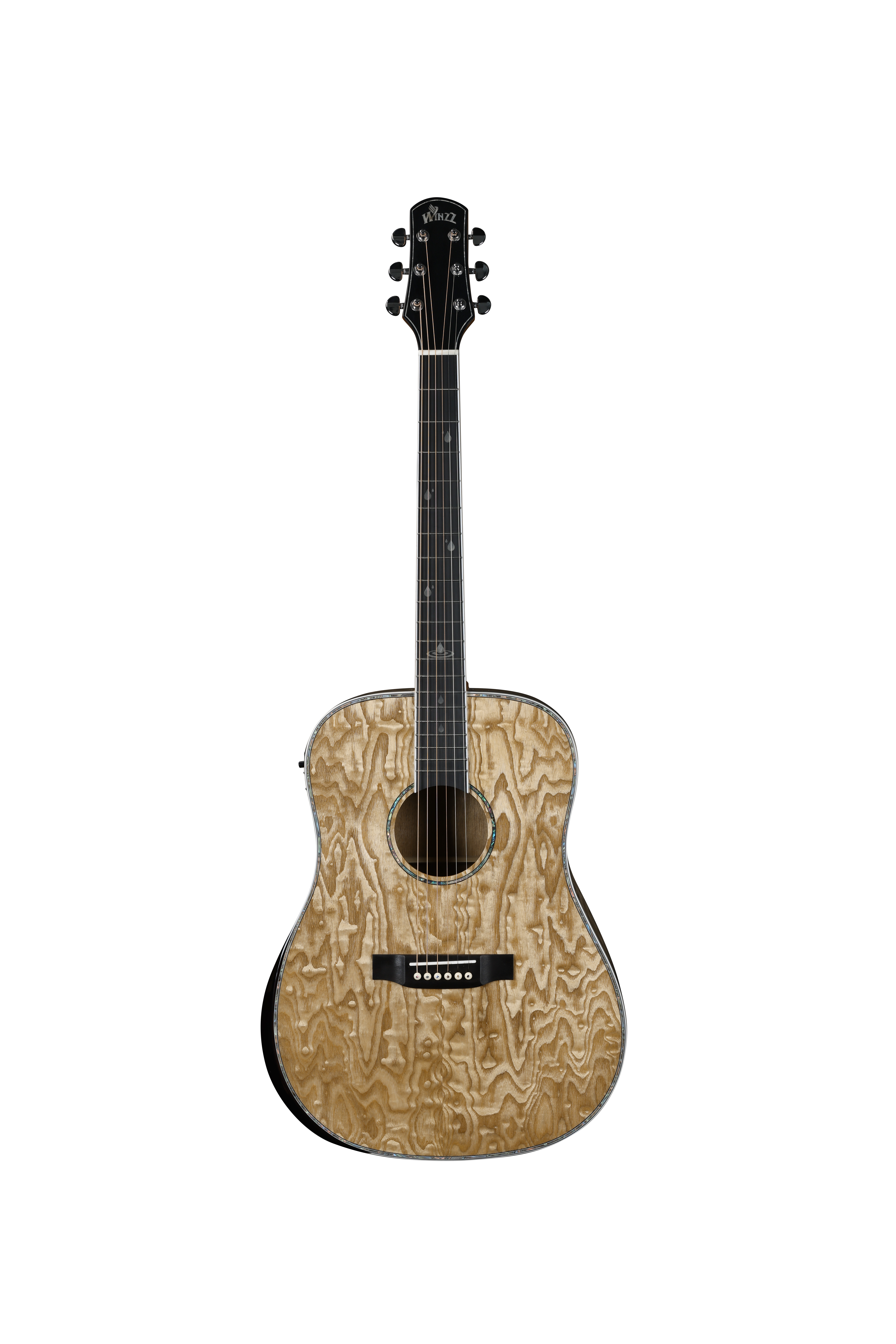 Winzz factory D forma guitarra acústica de 41 pulgadas de alto brillo (WAG904E-D)