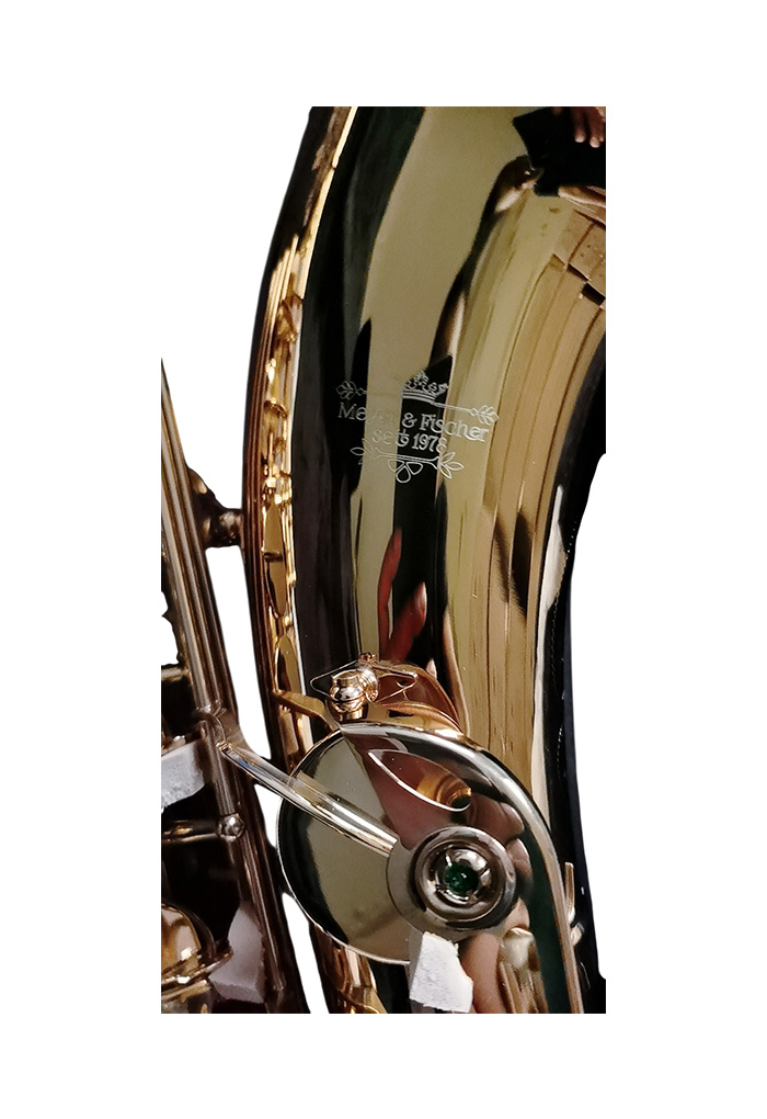 Sp0011g Instrumento de viento de madera al por mayor oro llave llave llave saxofón de tenor