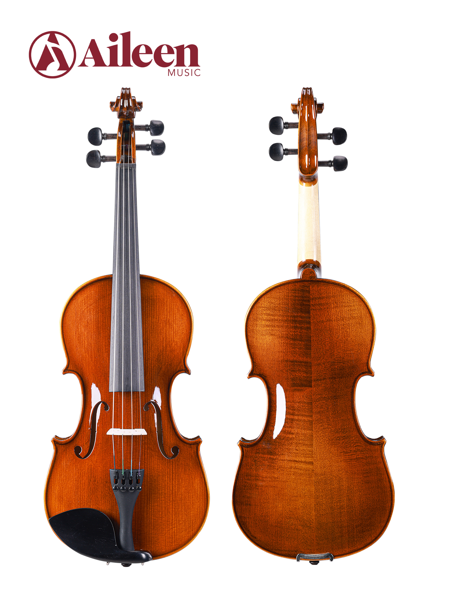 Tapa de abeto macizo seleccionado Fondo y aros de arce ligeramente figurado 4/4-1/16 Violín moderado AVL23