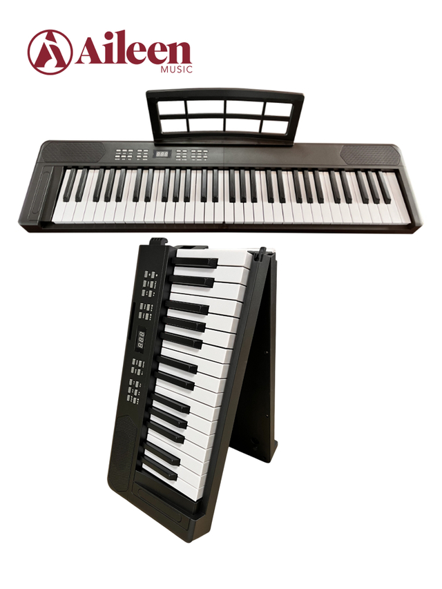 EK-F6102 Fashion Musical Instruments 61 teclas Teclado plegable