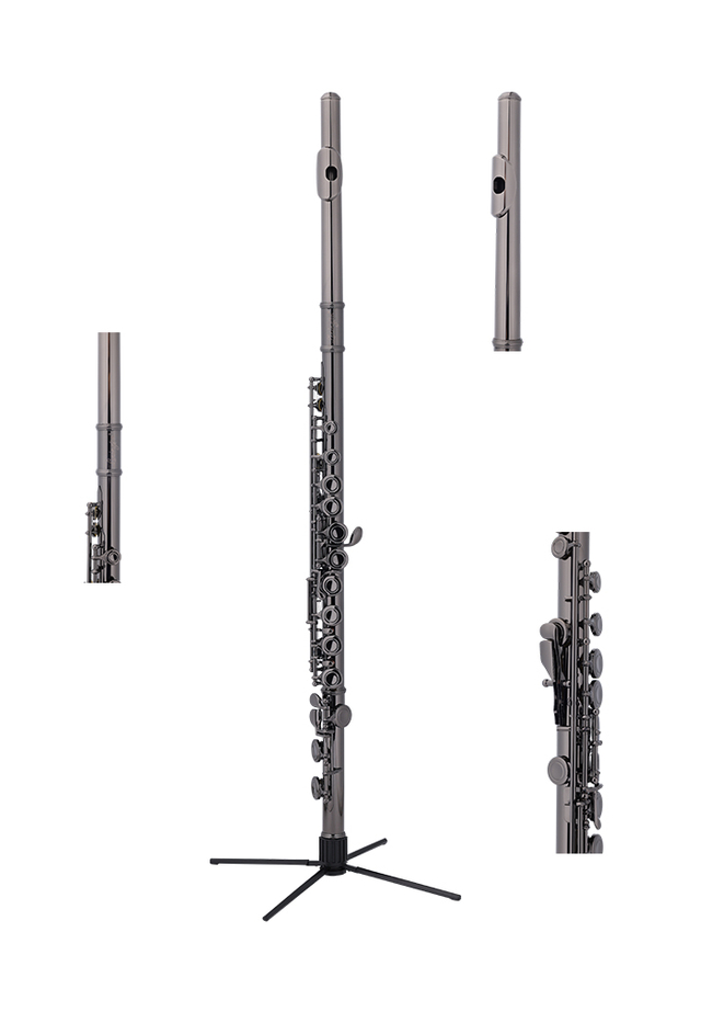 FL4011NB-E Instrumentos de viento profesionales 16 Holeros Flauta de níquel negro de color negro