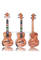 21 "/ 23" / 26 "Ukulele reposabrazos de madera de salmón (AU83L-BA)