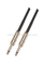 Cables de instrumento de cable de guitarra espiral negro TS a granel de 1/4 "(AL-G026)