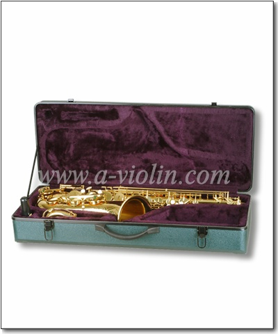 Venta caliente saxofón tenor Bb con estuche exquisito (SP0011G)
