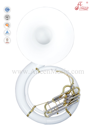 Sousaphone de fibra de vidrio de instrumentos de latón de 3 válvulas (SS9800)