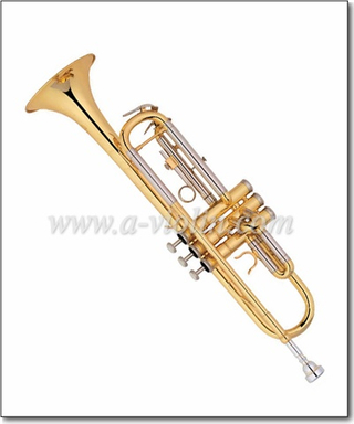 Laca epoxi dorada / Acabado plateado Modelo de trompeta de China (TP8590-S)
