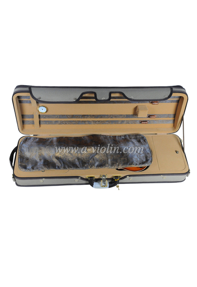 Estuche de violín de espuma oblonga ligera oxford de calidad (CSV071A)