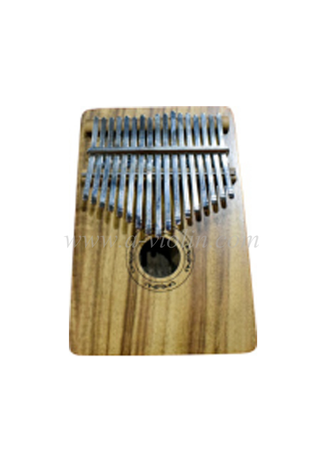 Cuerpo de contrachapado de koa de 17 llaves Kalimba con bolsa (KLB50L-17)