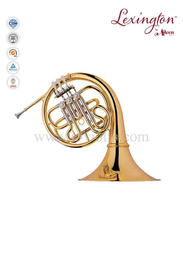 Trompa simple de 3 llaves de latón lacado estándar (FH7034G)